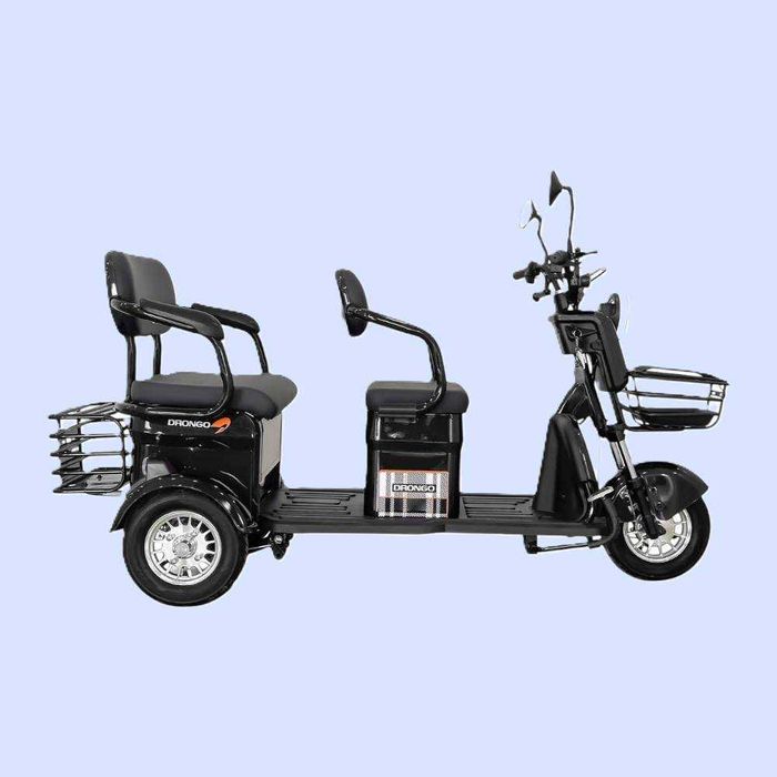 Uch g‘ildirakli elektroskuter Tricecle Drongo E032, Qora