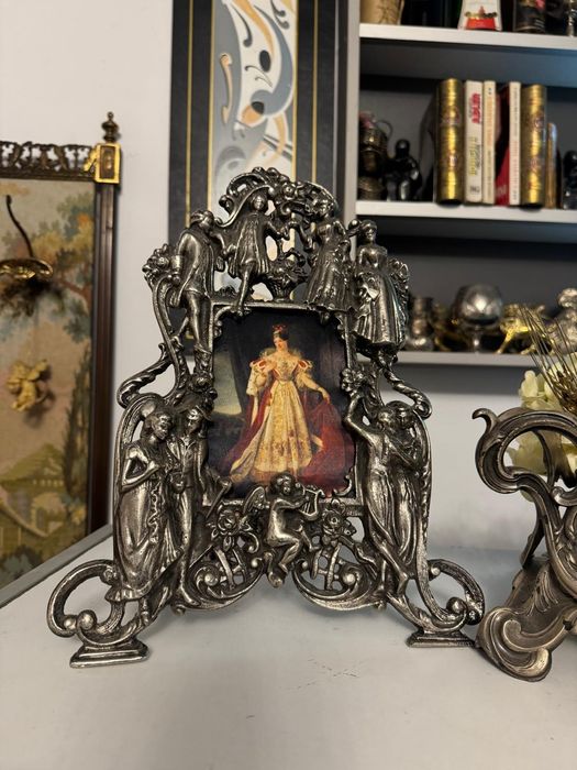 Tablou matase Rama din bronz