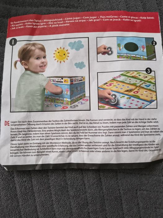 Joc educativ Montessori copii 3-6 ani