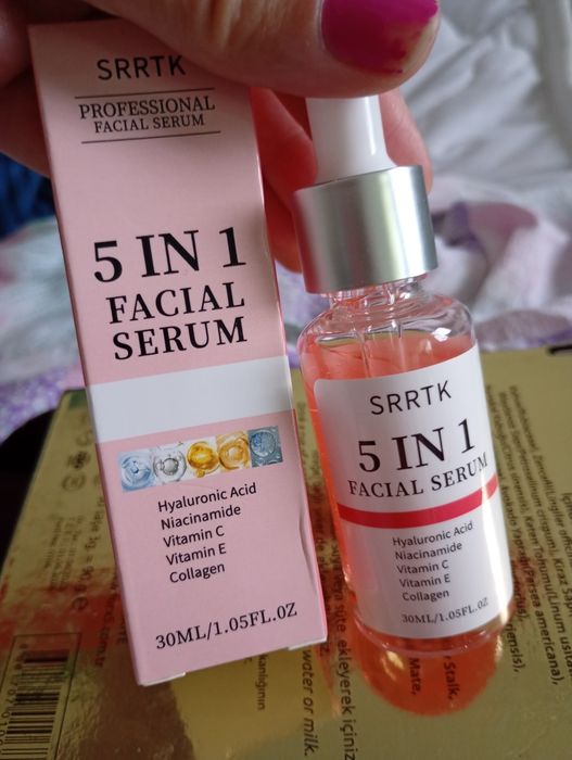 Промоция!!Серум за лице 5 в 1 с хиалурон,колаген и ниаци
