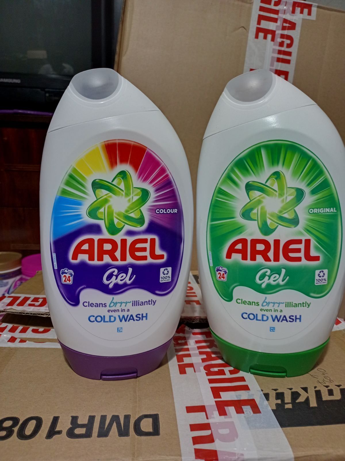 Перилни препарати внос от Англия и Германия, Ariel, Persil, Fairy,