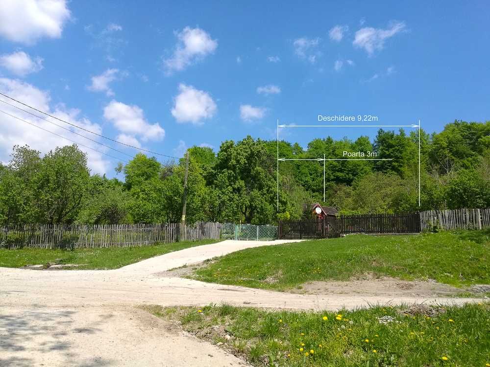Casa traditionala si teren, zona insorita langa Campina