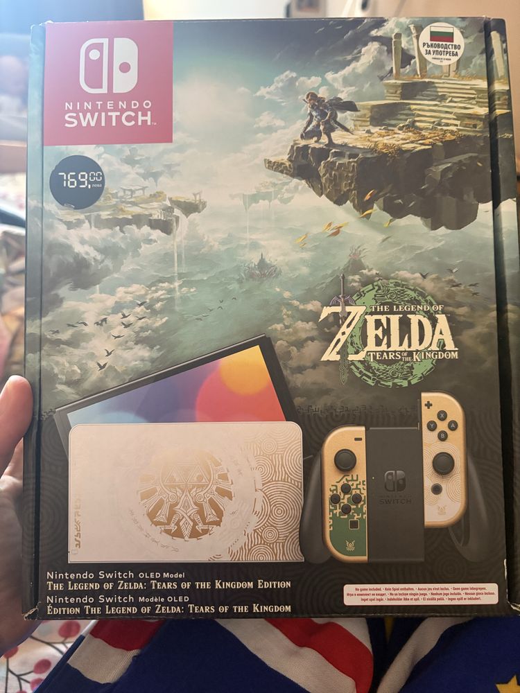 Конзола Nintendo Switch OLED Zelda Tears of the Kingdom Edition