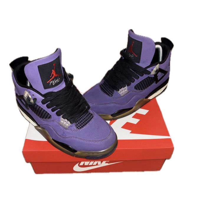 Travis Scott x Air Jordan 4 “Purple Suede” – Family & Friends