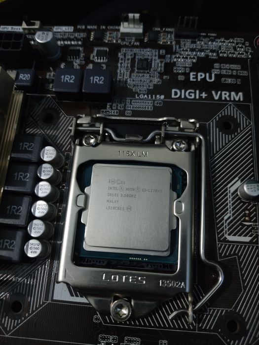 Asus H97 m.2 + Xeon E3 1270v3 + 8Gb