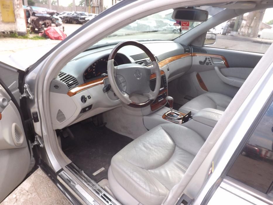 interior piele gri mercedes s320/s400/s500/s600 - interior s w220