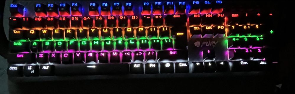 Tastatura gaming mecanica Fury Tornado