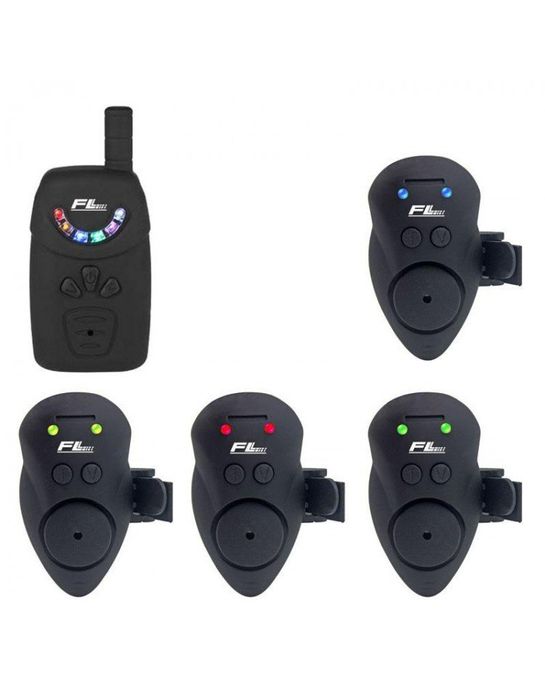 Set 4 Avertizoare wireless FL VIBRO  pentru pescuit pe Dunare JY-65