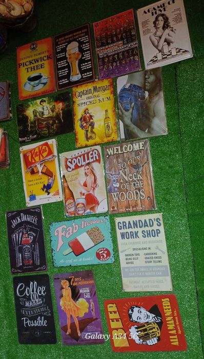 Метални табели нови от чужбина