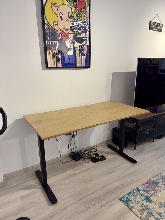 Biroul reglabil electric 70x140cm