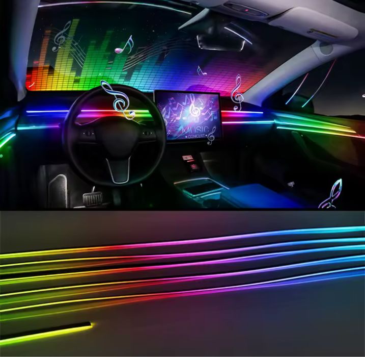 Амбиентно осветление 64 цвята ТОП !