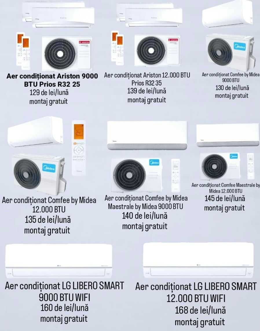 Aer conditionat/Centrala termica IN RATE-PLOIESTI