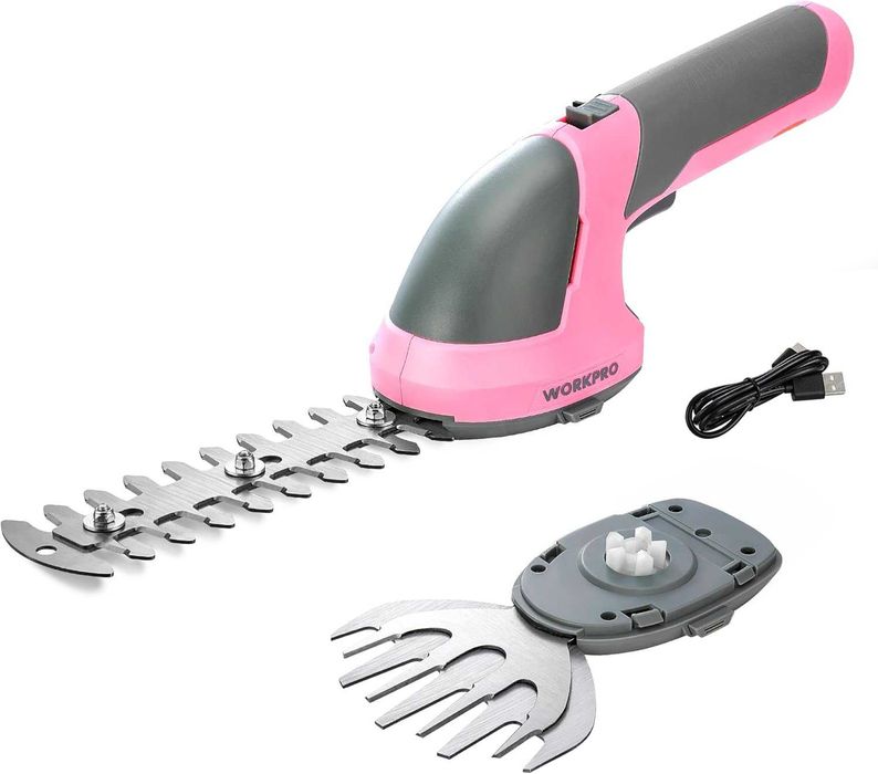 Aкумулаторна ножица за трева и храсти 2 в 1, 7.2V, 2000 mAh, 2 ножа