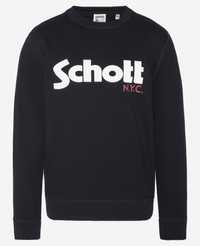 НОВ SCHOTT NYC Logo Crewneck Sweater - мъжки суичър/блуза - р.L