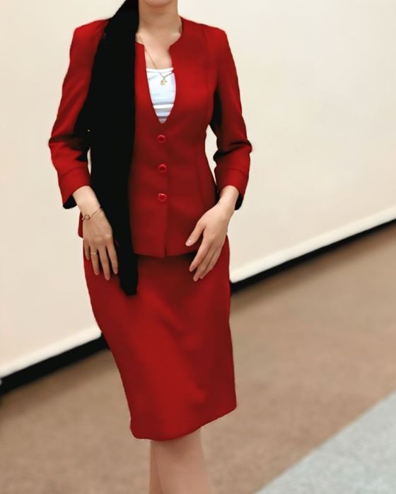 Турецкая двойка костюм юбка офисная