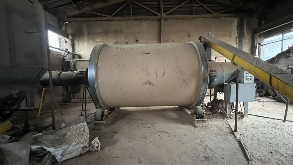 Барабанна сушилня за дървесен чипс