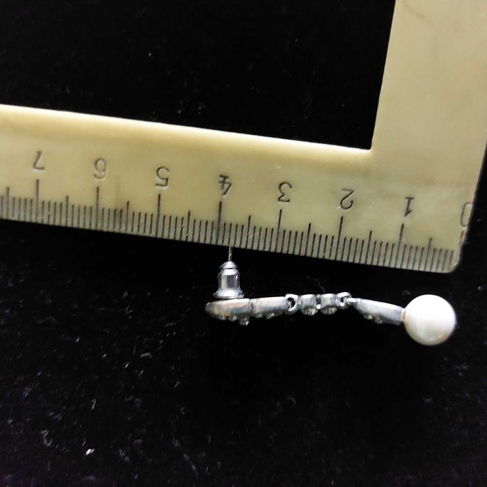 Комплект колие с обеци перли