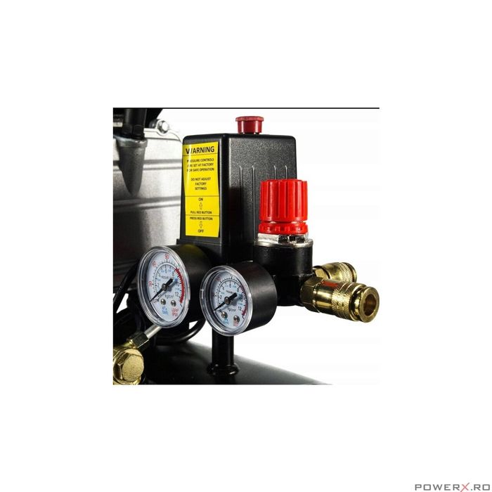 Compresor 50L cu 1 cilindru pe ulei, BLACK