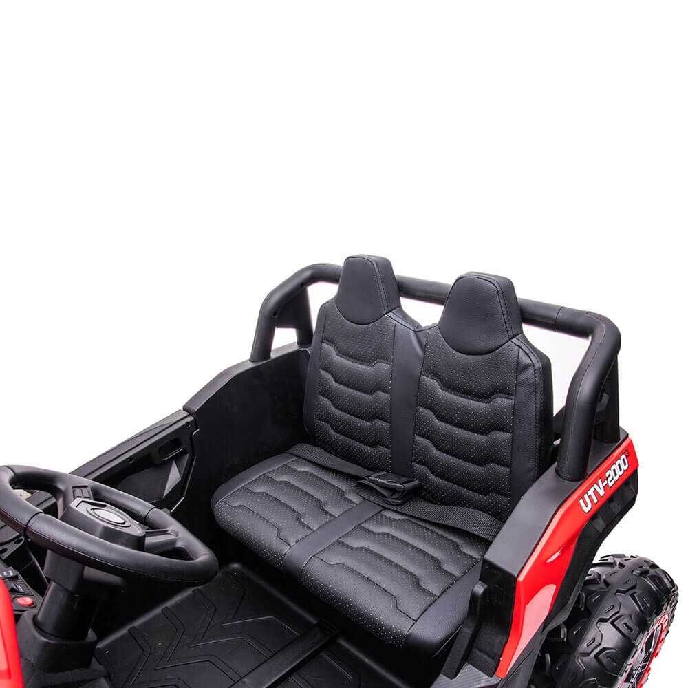 UTV electric copii 1-6 ani YSA Racing cu 2 locuri 4x4, Roti Moi #Rosu