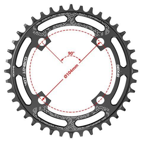 Велосипедные звезда Deckas с технологией Narrow-Wide