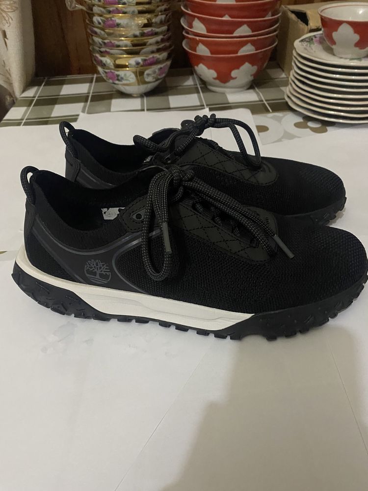Timberland Greenstride motion 6 low lace hkr boot black mesh with whit