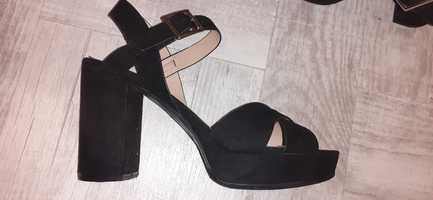 Sandale negre piele Primark mas 38