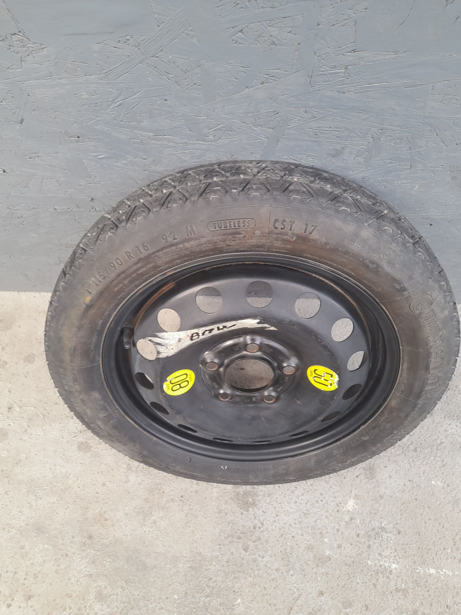 Roată Jeanta Rezerva Slim Subțire 115/90/R16 BMW E46 E90 E91 E87 E92