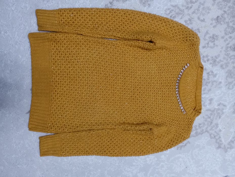 Кофточка горчичного цвета,размер М