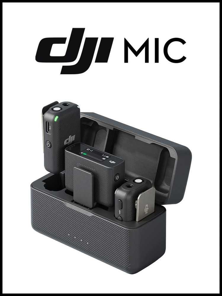 НОВЫЕ Петличный беспроводной микрофон DJI Mic (1-2 микрофона)