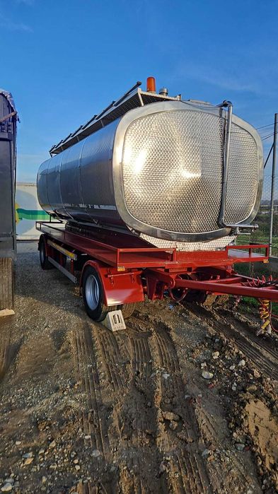 Remorca cisterna agricola inox