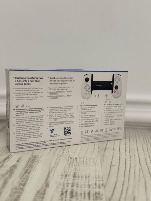 Controller Wireless Backbone Playstation Edition Lightning, Alb NOU