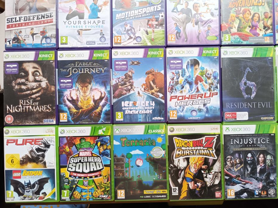 Pachet jocuri Kinect Xbox 360 si Xbox 360