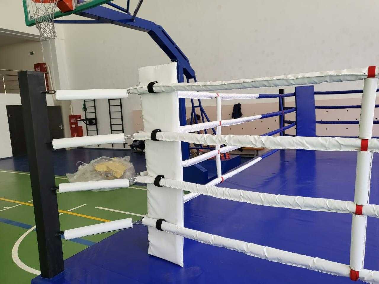 Ринг боксерский с помостом 7,65 х 7,65м  1м (боевая зона 6м х 6м)