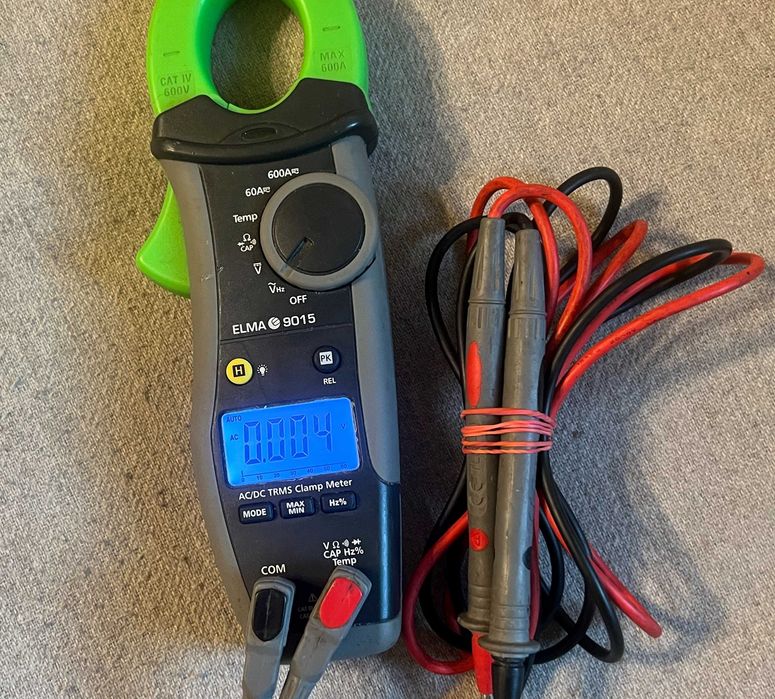 Multimetru cu clema cleste Elma 9015 True RMS AC DC 1000V curent 600A