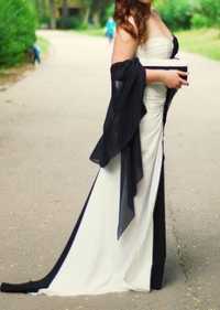 Бална рокля черно и бяло