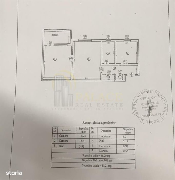 Apartament 2 camere ET 1 TUDOR VLADIMIRESCU