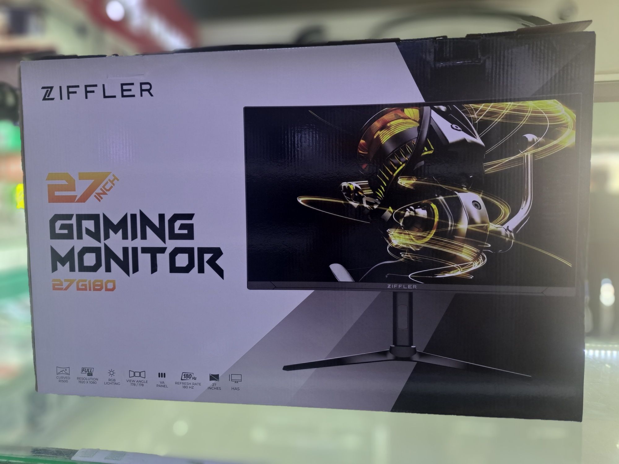 Monitor Ziffler Gaming Curved 24,27