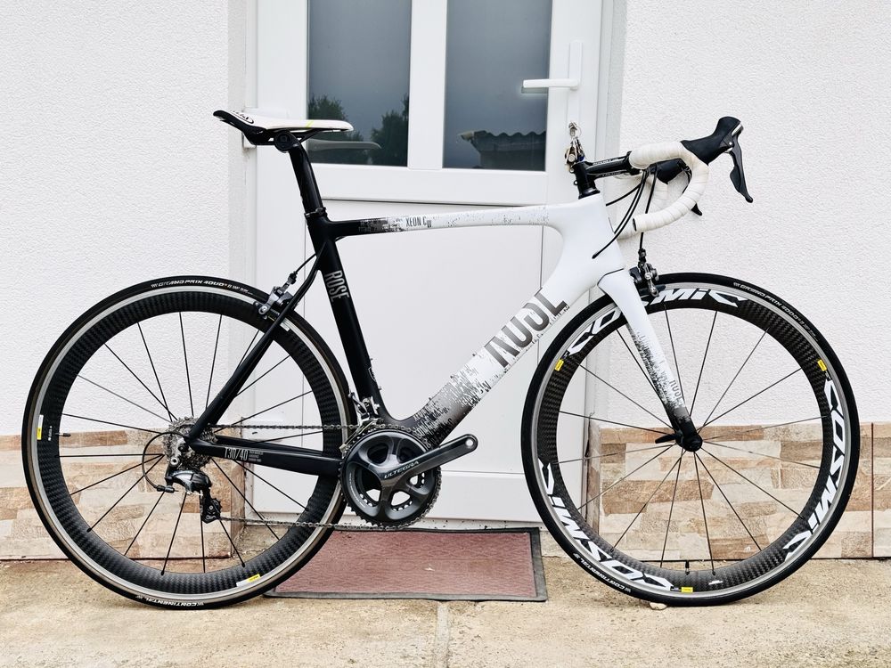 Cursieră CARBON ROSE XEON CW,jante carbon Mavic COSMIC SL,full ULTEGRA