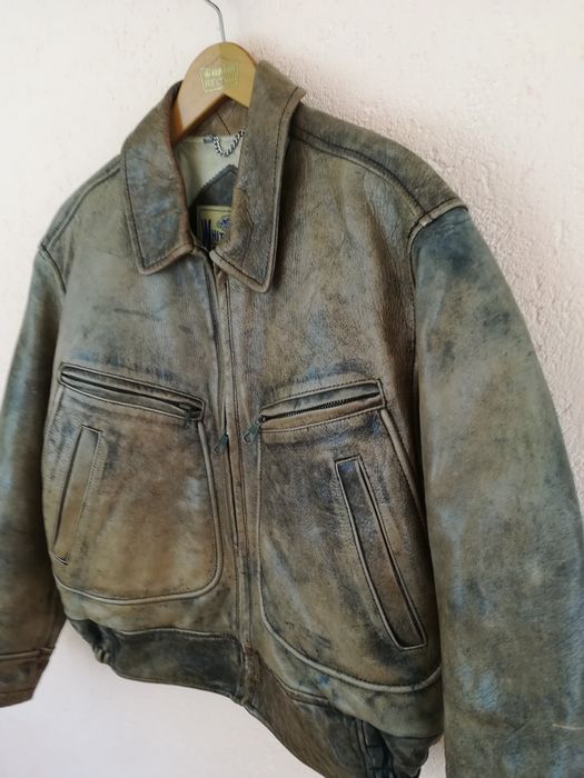 Geaca piele bărbați Witchcomb M