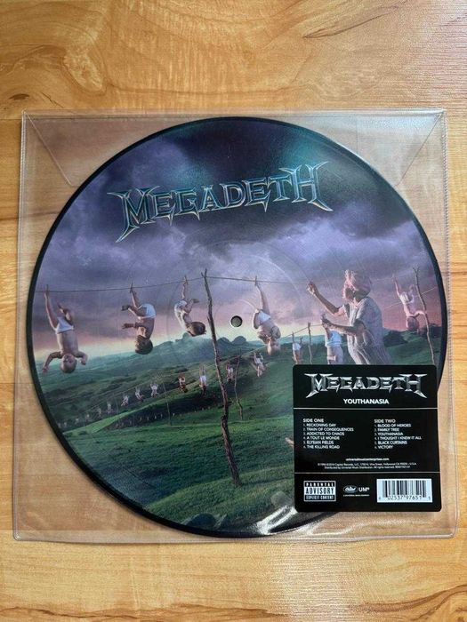 Новая пластинка MEGADEATH youthanasia limited edition