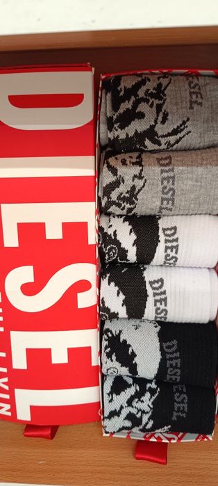 Set 6 Perechi Sosete Unisex Nike Adidas Jordan Tommy