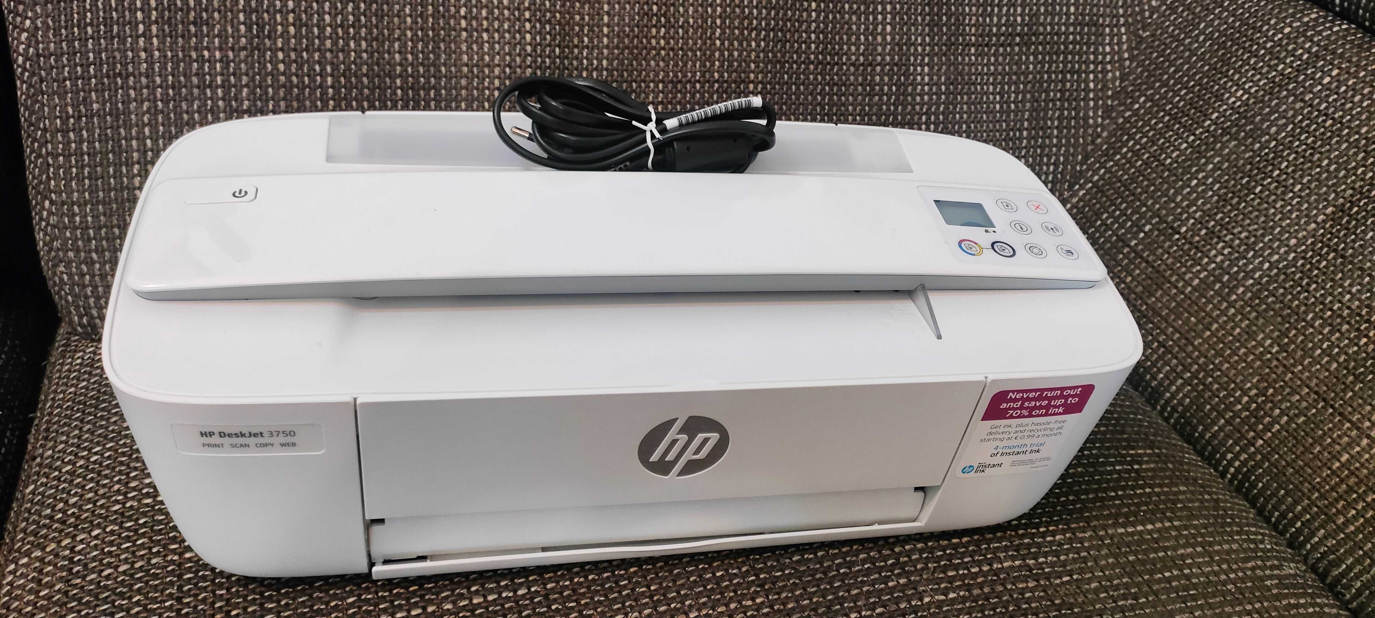 Multifunctionala Inkjet color HP DeskJet 3750 All-in-One, Wireless, A4