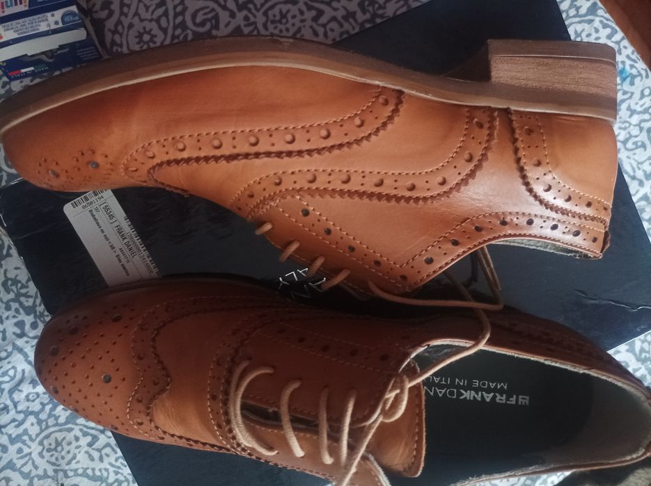 Frank Daniel N37 Нови ест.кожа обувки