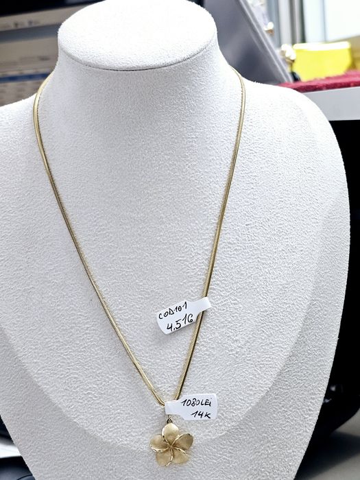 Vand lantisor dama din aur 14 k 4.51 g cod 101