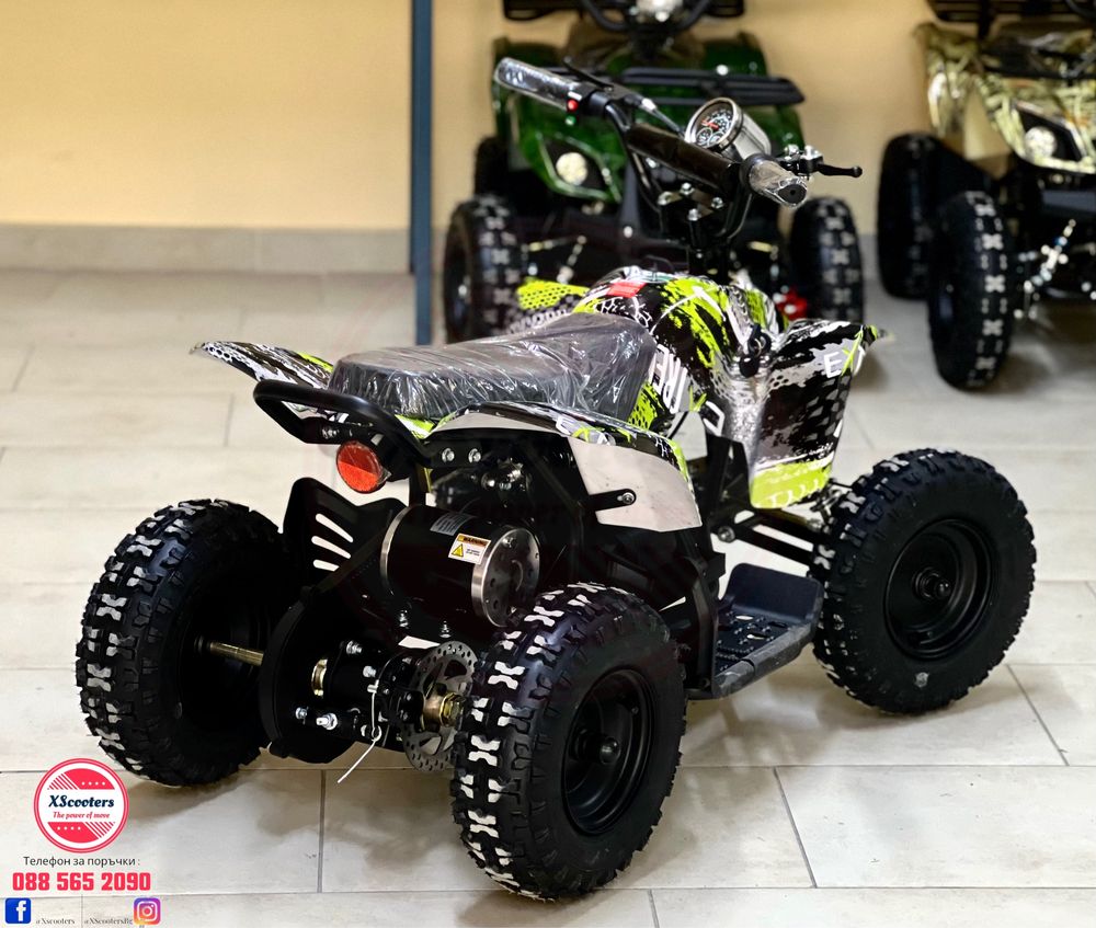 Детско Електрическо АТВ/ATV 800W 2024 - HOBO В КАШОН F1 за деца