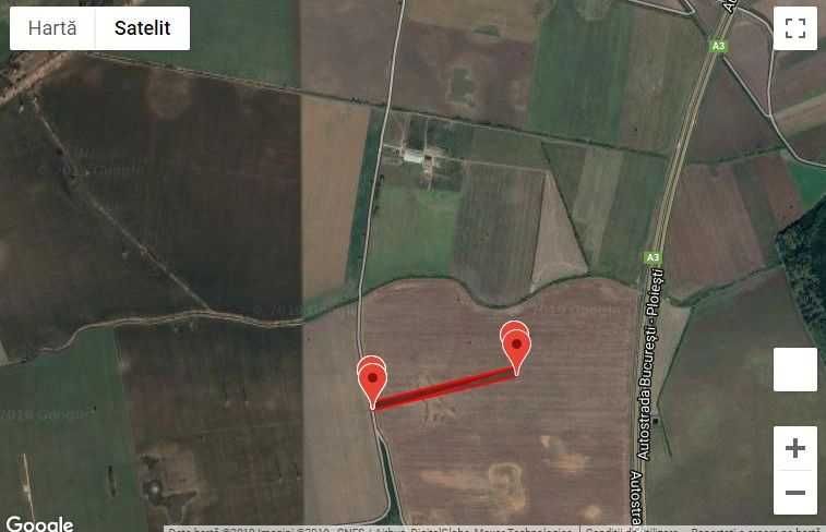 Teren 12.100mp extravilan Caciulati, Localitatea Moara Vlasiei A3