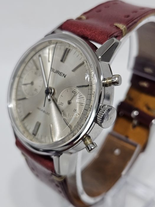 Ceas Buren Chronograph NOS Landeron 248