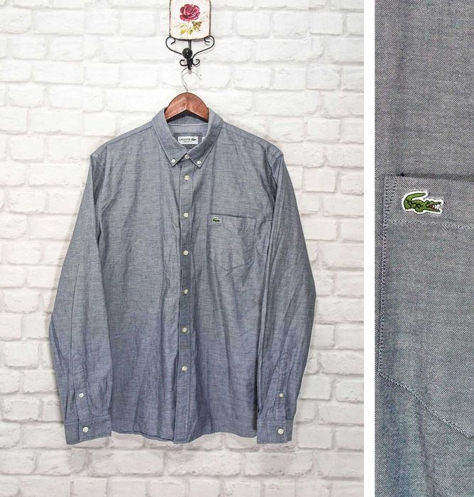 LACOSTE Оригинална мъжка риза размер L