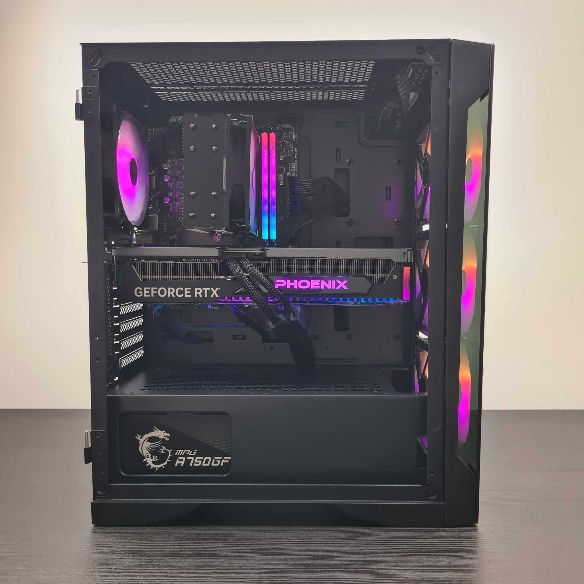 Геймърски компютър!  RTX 4070, Intel i5-13400F, 16GB RAM/Нов+Гаранция!