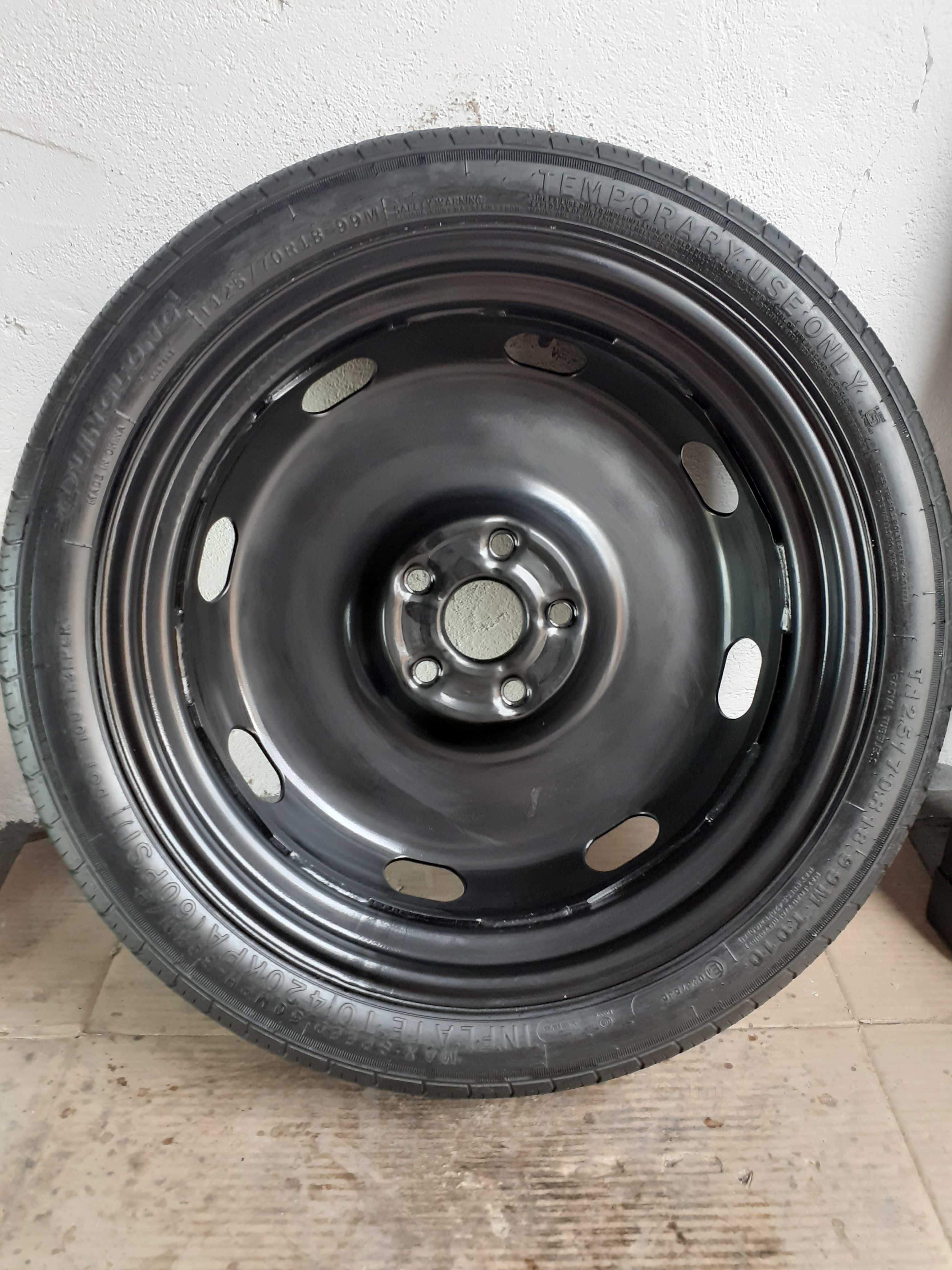 Roata rezerva SLIM R18 VW Golf,Passat b8,SKODA Karoq,AUDI A3,SEAT